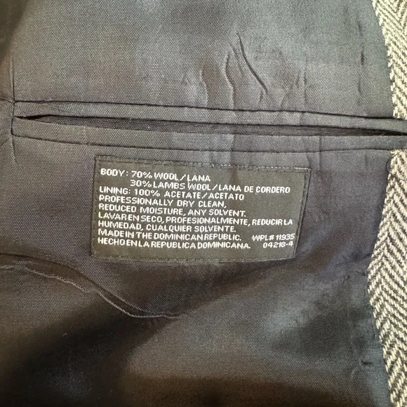 Vintage Towncraft herringbone sport coat - Picture 6 of 7